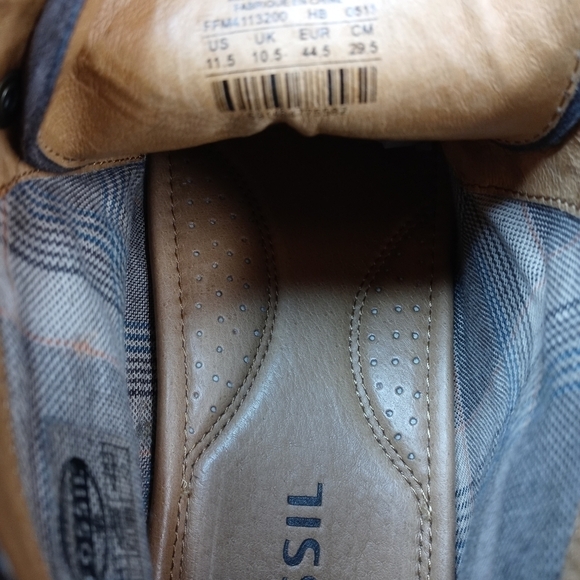 FOSSIL Desert Chukka Ankle Boots Men's Size 11.5 D - Picture 10 of 12